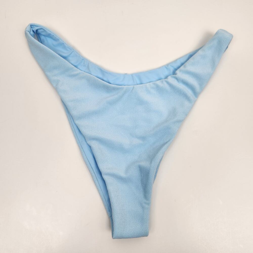 L*Space Cabana Bitsy Bikini Bottom in Sky Blue Size XL NWT